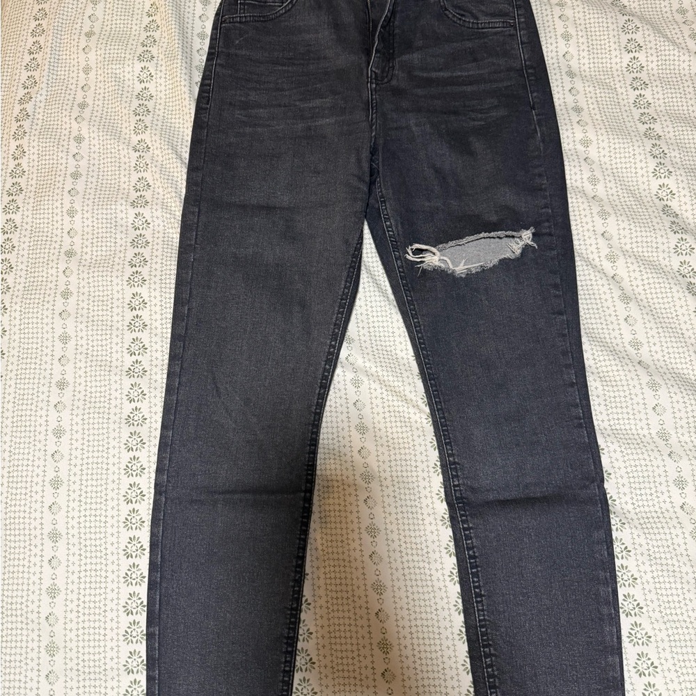 Topshop Dark Gray Denim Jeans